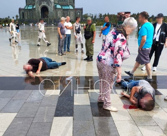 В Парке «Патриот» в Подмосковье молния попала в трёх человек