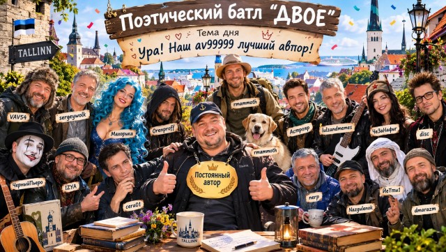 Двое, поэтический батл