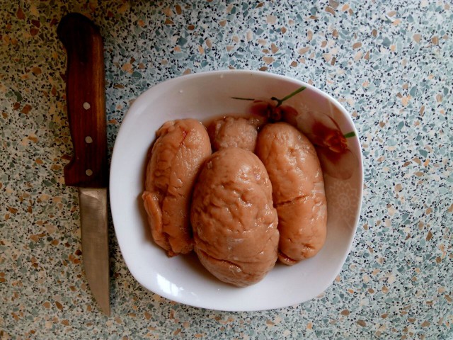 Бычьи яйцы. Гриль.