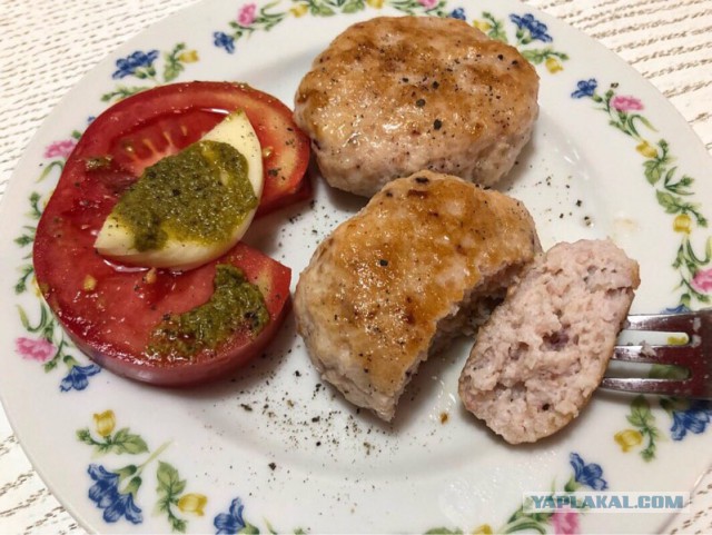 Котлеты из кальмара