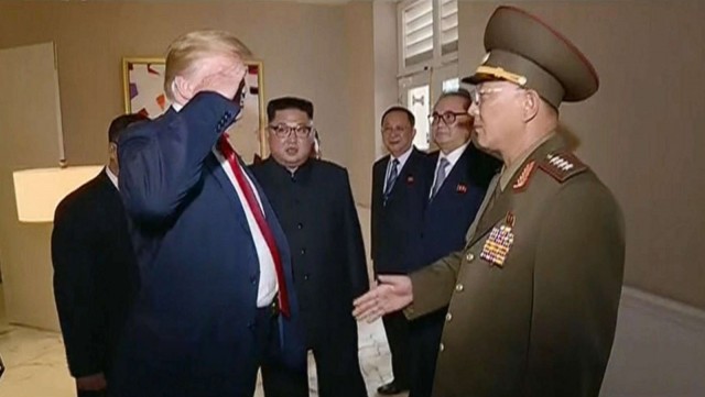 Ким Чен Ын врезался в дерево