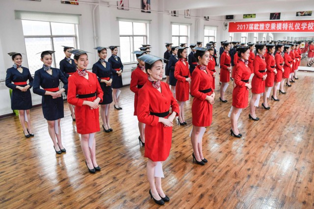 Обучение стюардесс в Китае