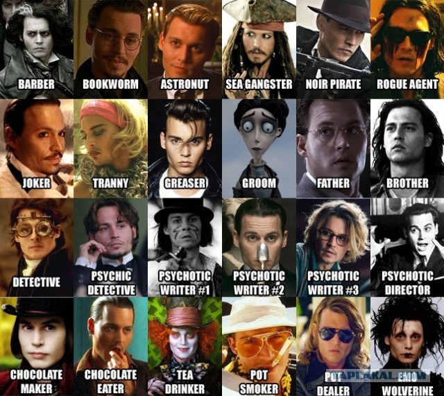 Настоящие актеры - мастера перевоплощения