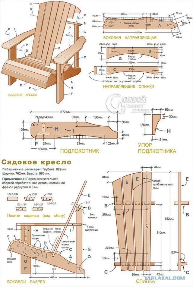 Кресло в стиле Кантри