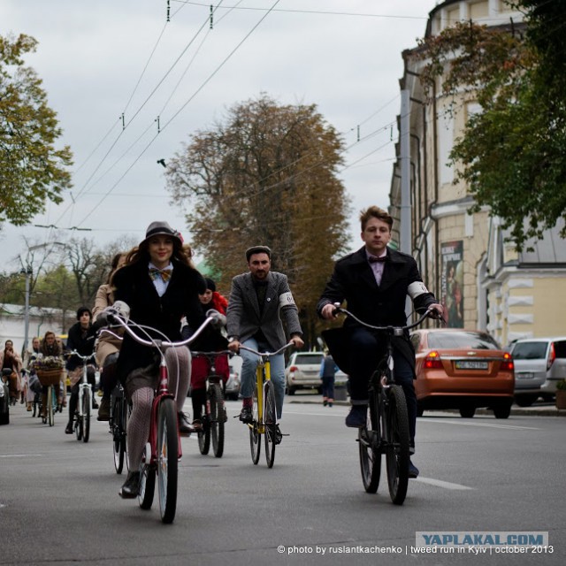 Киевский «Tweed Run» 2013