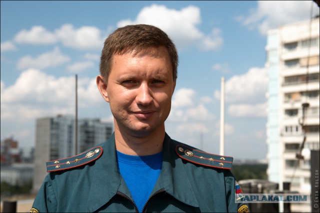 На каланче...с пожарными
