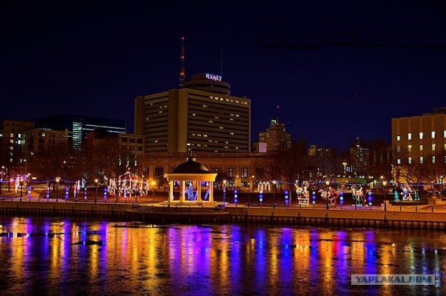 Вот так выглядит центр города в котором я живу....