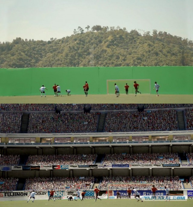 20 сцен из фильмов до и после спецэффектов