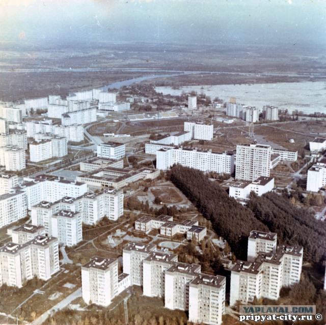 Чернобыльская АЭС, Припять, 70-е годы