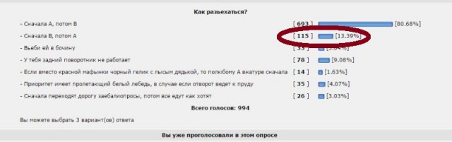 Вопрос про ПДД