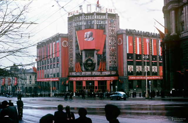 Москва 1952-1954 в цвете