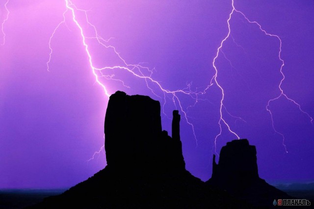 Электричество в небе - подборка молний!