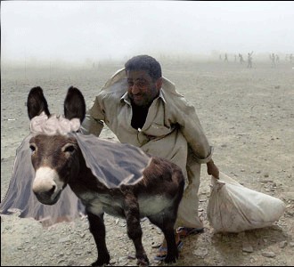 Фотожаба: Мужик и мешок