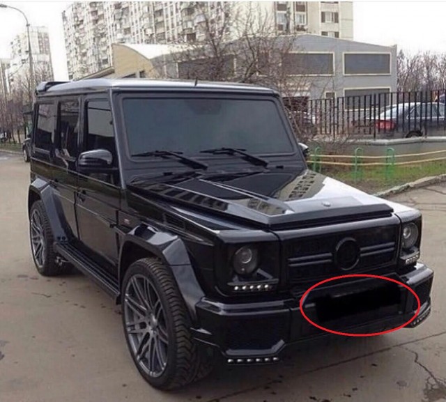 Черные тачки без номеров