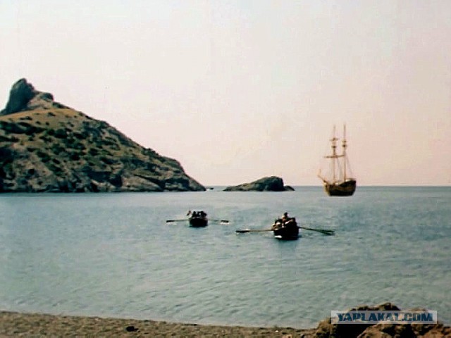 На съёмках "Острова сокровищ". 1982 год