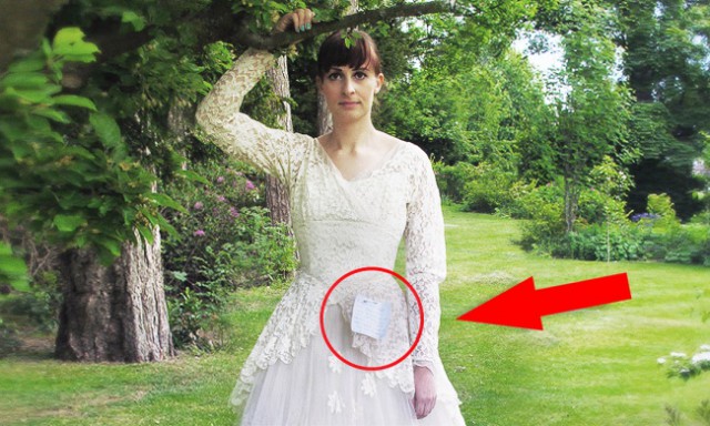 Неожиданный сюрприз в свадебном платье