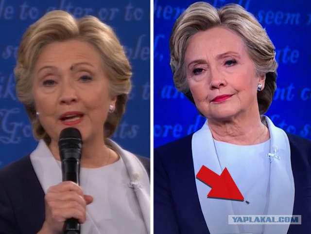 Муха на брови Хиллари Клинтон во время теледебатов стала звездой соцсетей