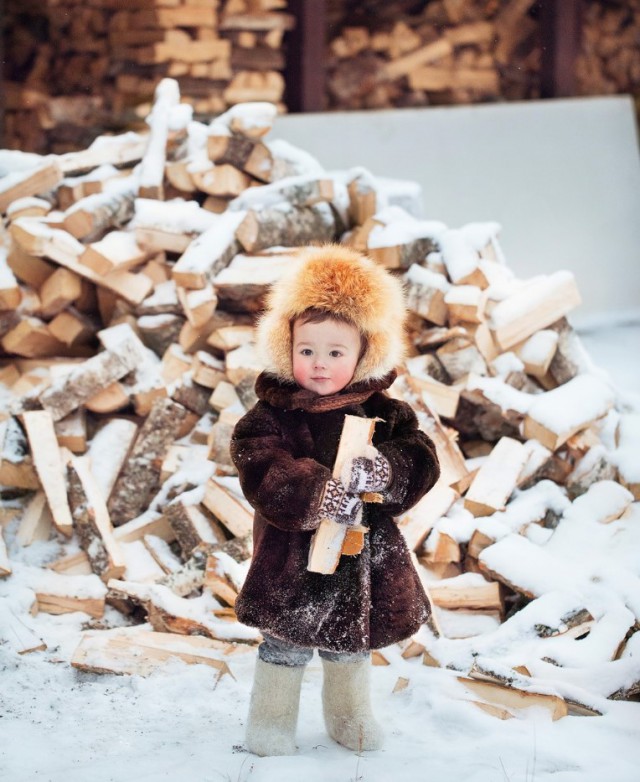 Фотопроект для малышей 1,5-2 лет в деревенском стиле