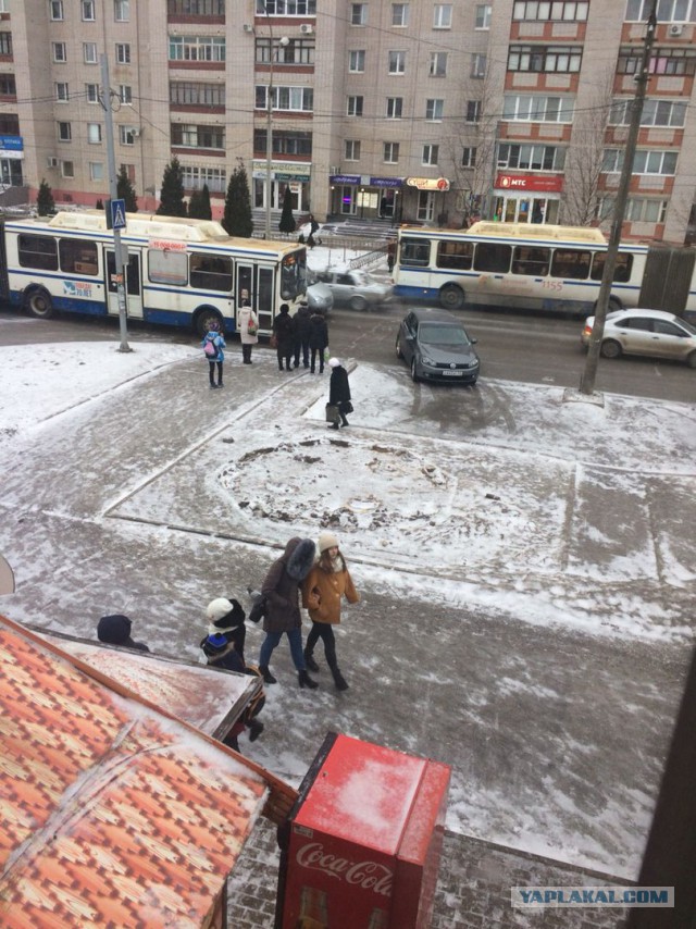 Штраф за неправильную парковку.