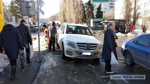 Недовольные парковкой воронежцы разнесли Mercedes девушки с онкологией