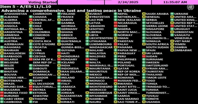 ГА ООН приняла антироссийскую резолюцию