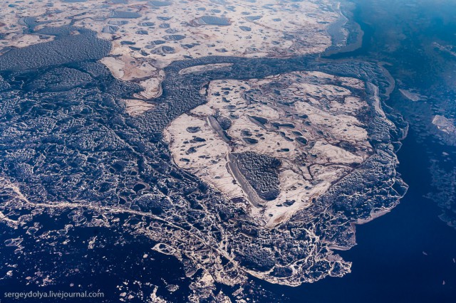 Как выглядит Север России с высоты АН-24