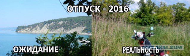 Ожидание vs. реальность: летний отпуск