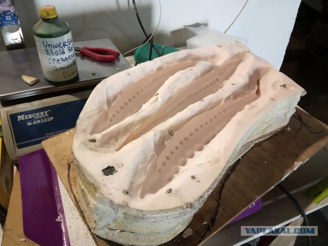 Изготовление декоративного панно "Осетровые"