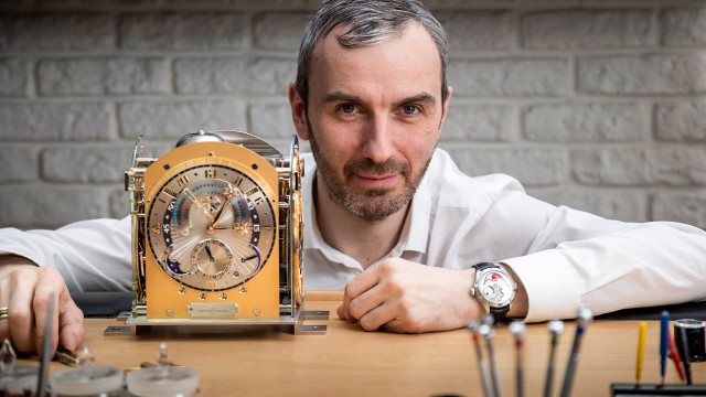 Часы levitas art 40 полностью разработаны и изготовлены талантливым питерским часовщиком Константином Чайкиным