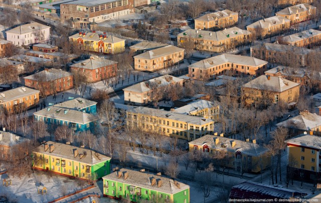 Виртуальное путешествие в Красноярск: Вид с высоты