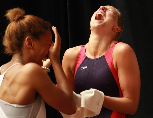 Лица спортсменов-прыгунов