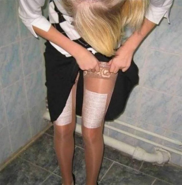 Девушки-студентки всегда готовы к экзаменам!