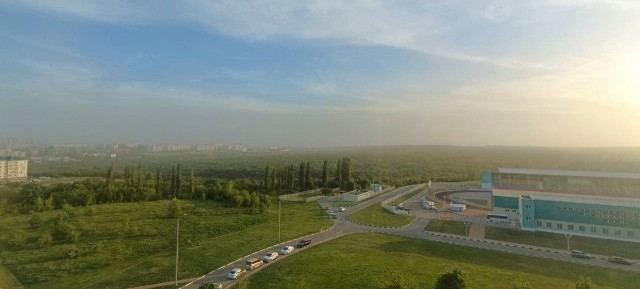 Город в Белгородской области накрыла песчаная буря