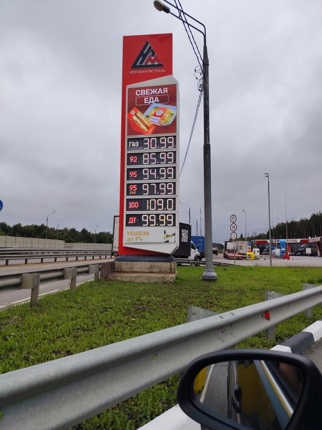 Цены на топливо. Москва
