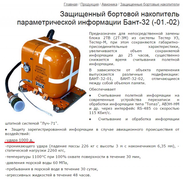 Вскрытие чёрного ящика Су-24