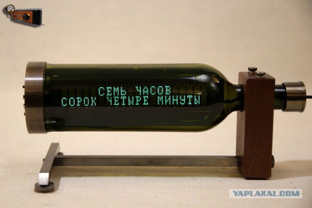 Часы в бутылке для ЯПовца