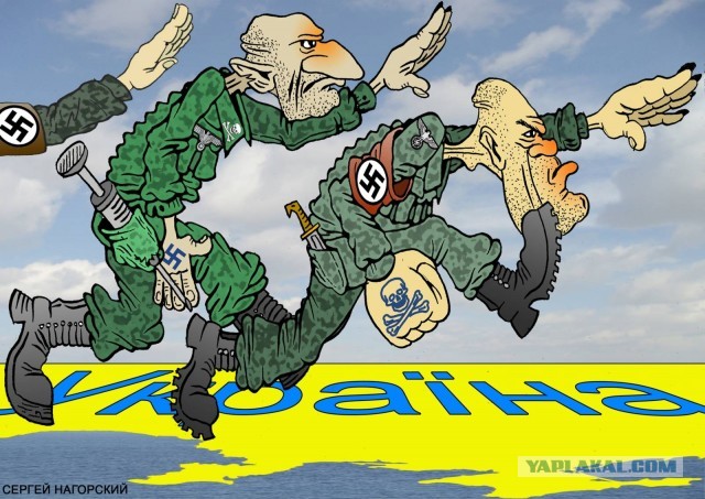 Видео послествий боев на Украине