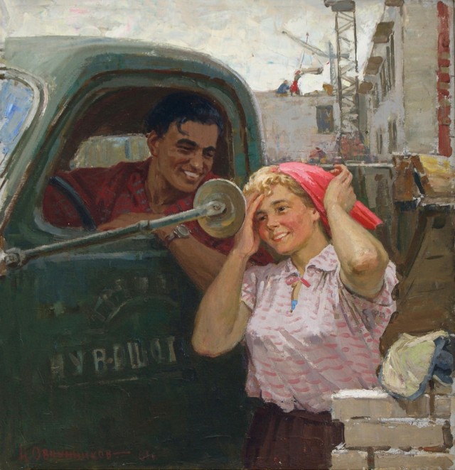 Труд в живописи СССР