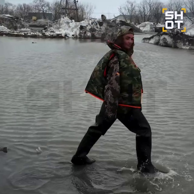 Камчатка поплыла после мощнейших зимних снегопадов. Вода уже затопила жилые дома