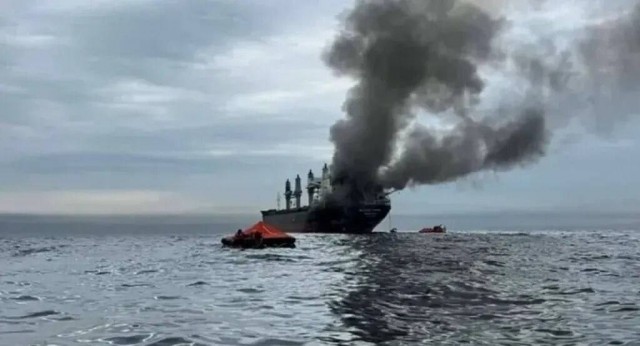 Неизвестные БПЛА атаковали американский газовоз в египетском порту Дамиетта в Средиземном море