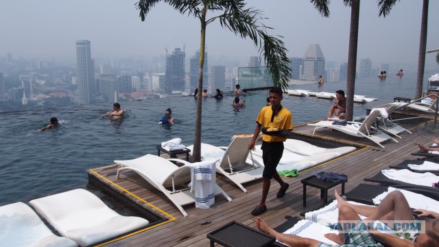 Сингапур. Гостиница "Марина Бэй"