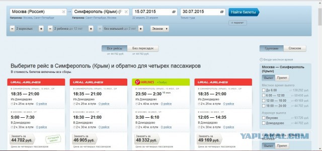 Крым стал популярен