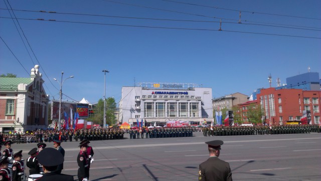 Парад Победы в Новосибирске