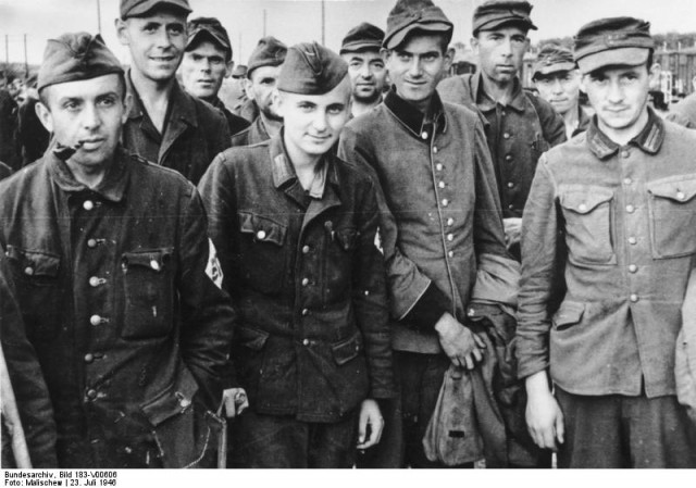 Военнопленные немцы на перевоспитании
