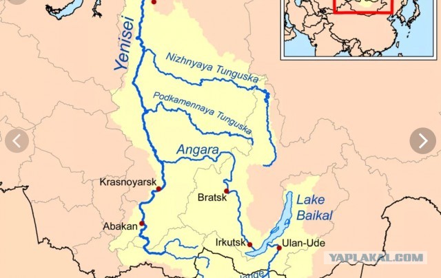 И какая же река в какую впадает.