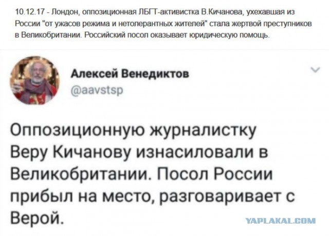 «В нормальных-то странах» — оппозиционерку, сбежавшую из РФ, изнасиловали в Лондоне