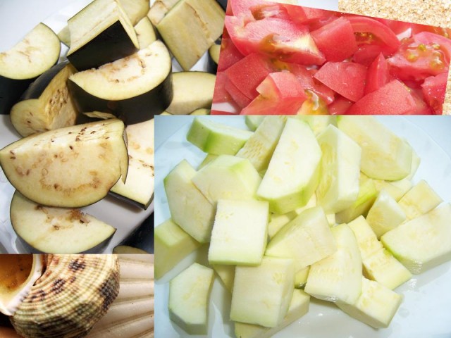 Рулетики из морского языка с овощами