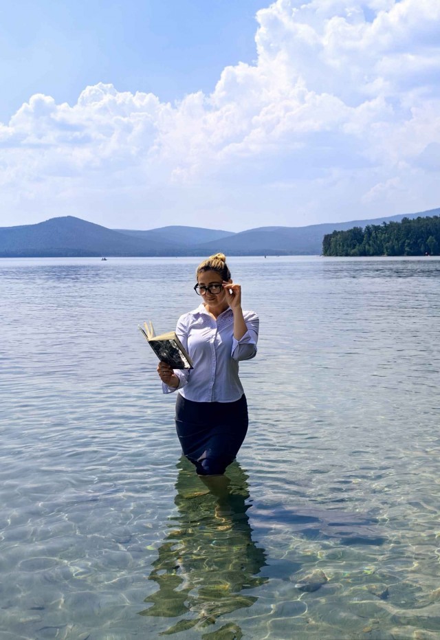 Если вдруг кто-то забыл, как должен выглядеть учитель на пляже!