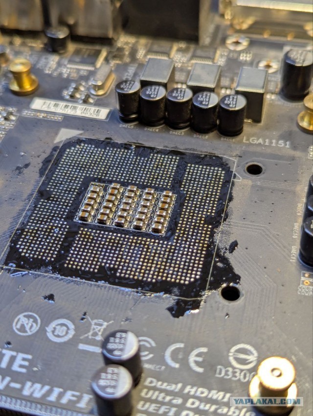 Меняем сокет 1151 на материнской плате Gigabyte ga-z170n-wifi