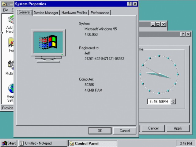 Windows 95 исполнилось 30 лет
